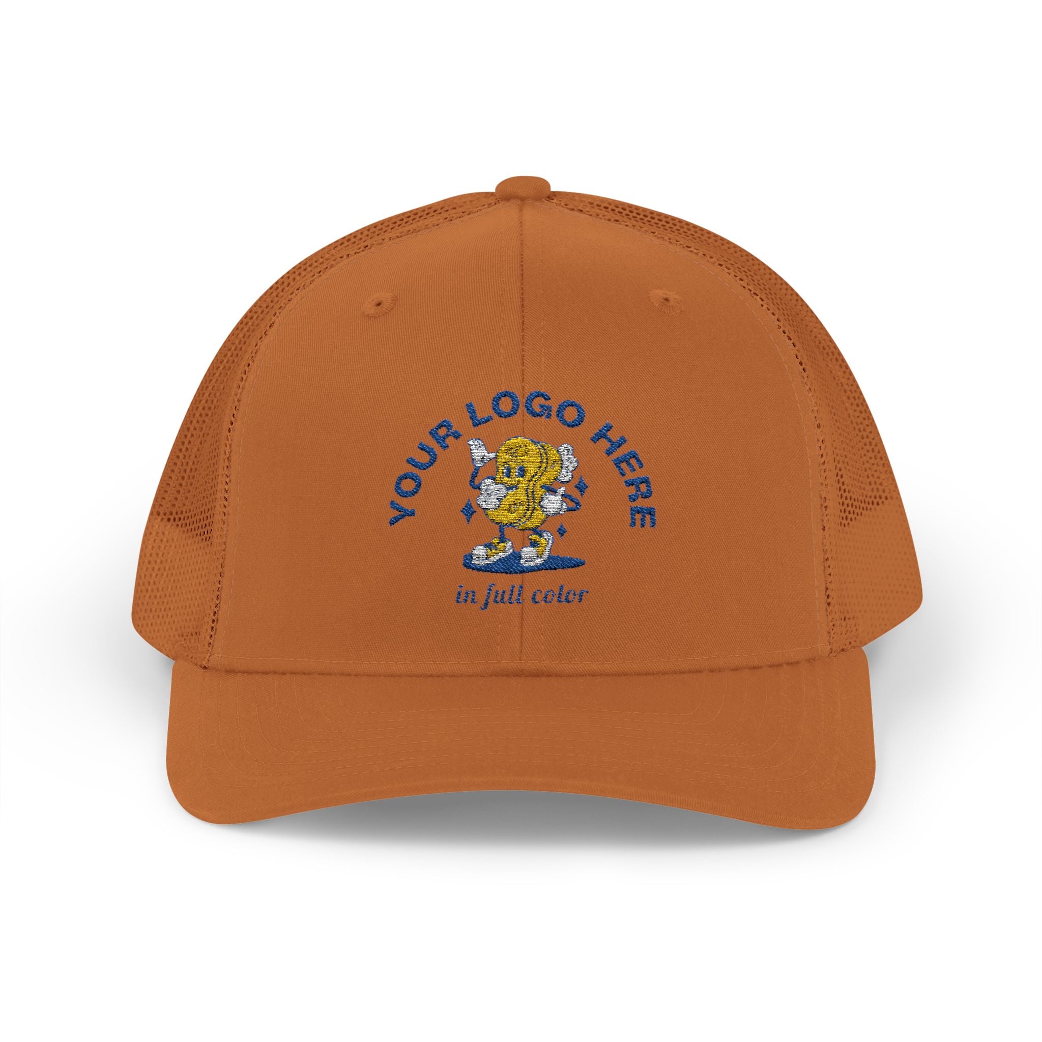 Embroidered Snapback Trucker Cap - Your Logo, Your Brand