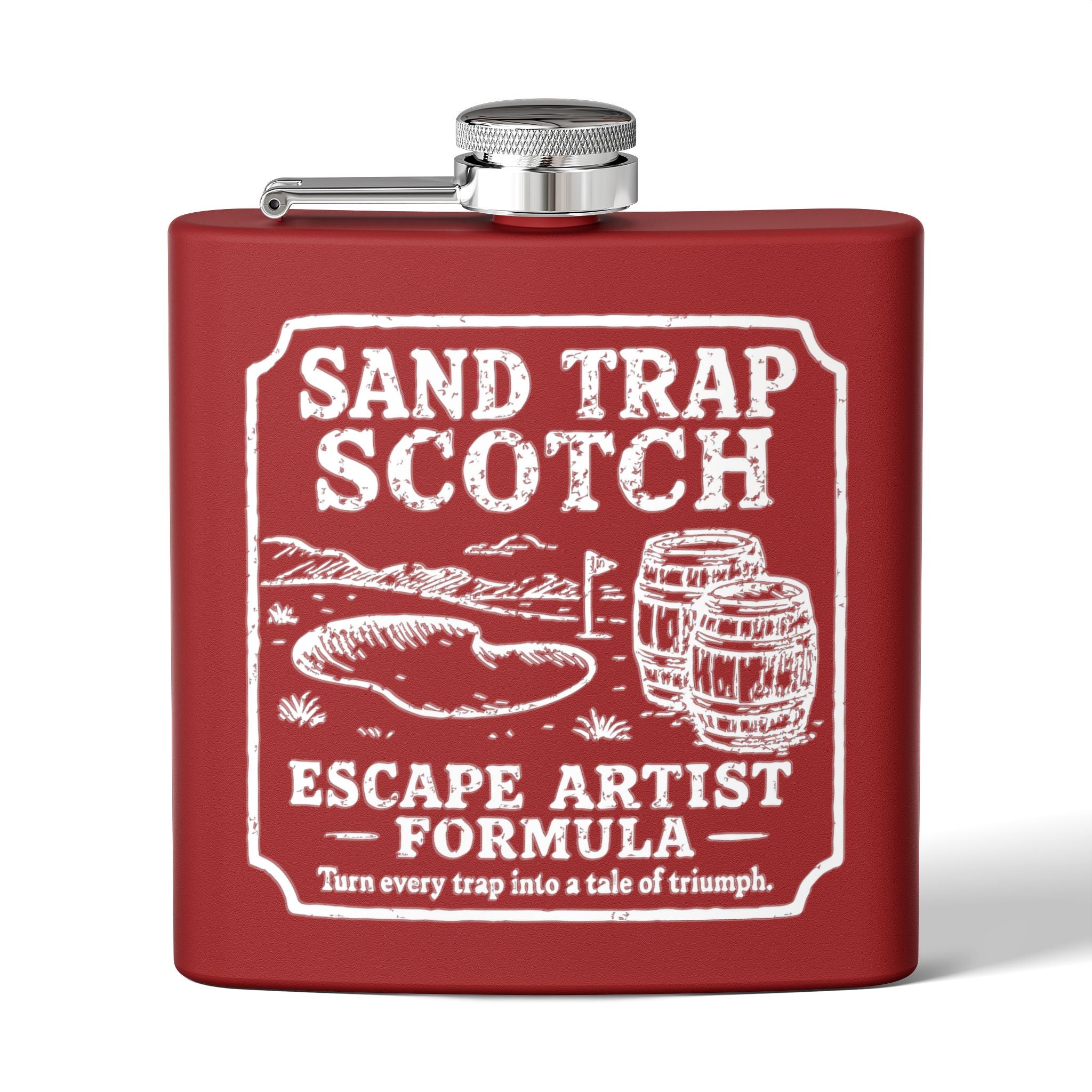 Sand Trap Scotch Flask - 6oz