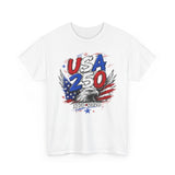 Eagle Brush USA 250 1776 2026 Patriotic Grunge Basic T-Shirt - Unisex