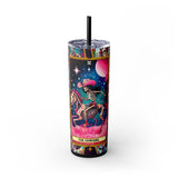 The Cowgirl 1 Skinny Steel Tumbler with Straw, 20oz