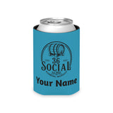 36 Social Logo 2 SL Can Cooler - Regular - Turquoise (Amaranth)