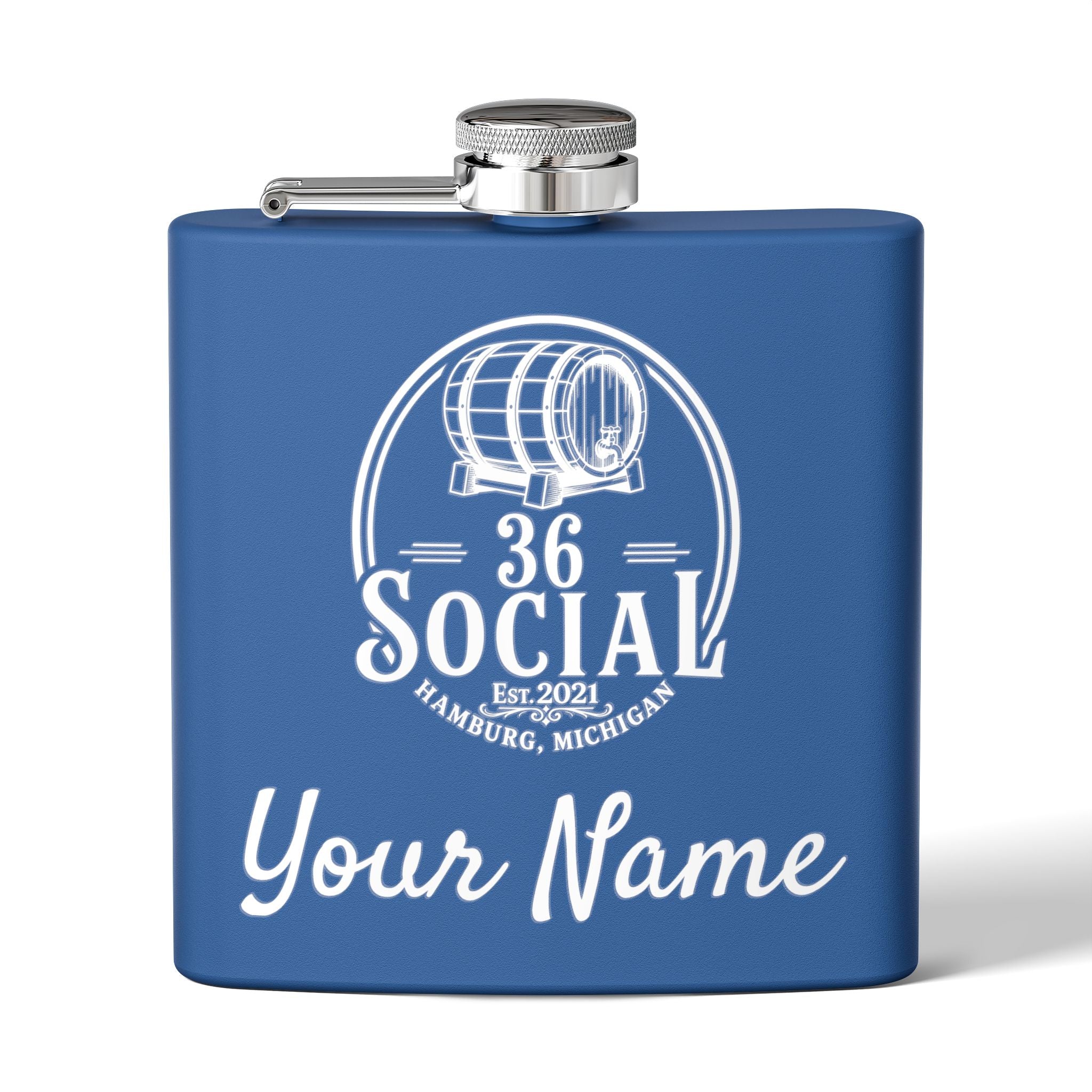 Flask - 6oz - 36 Social