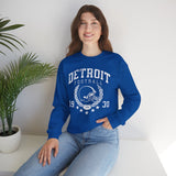 Detroit Football 1930 White Crewneck Sweatshirt - Unisex