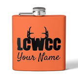 LCWCC Rack Logo Flask - 6oz