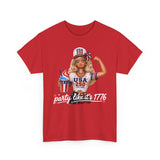 Cute Doll Party 1776 2026 Funny Patriotic Americana Basic T-Shirt - Unisex