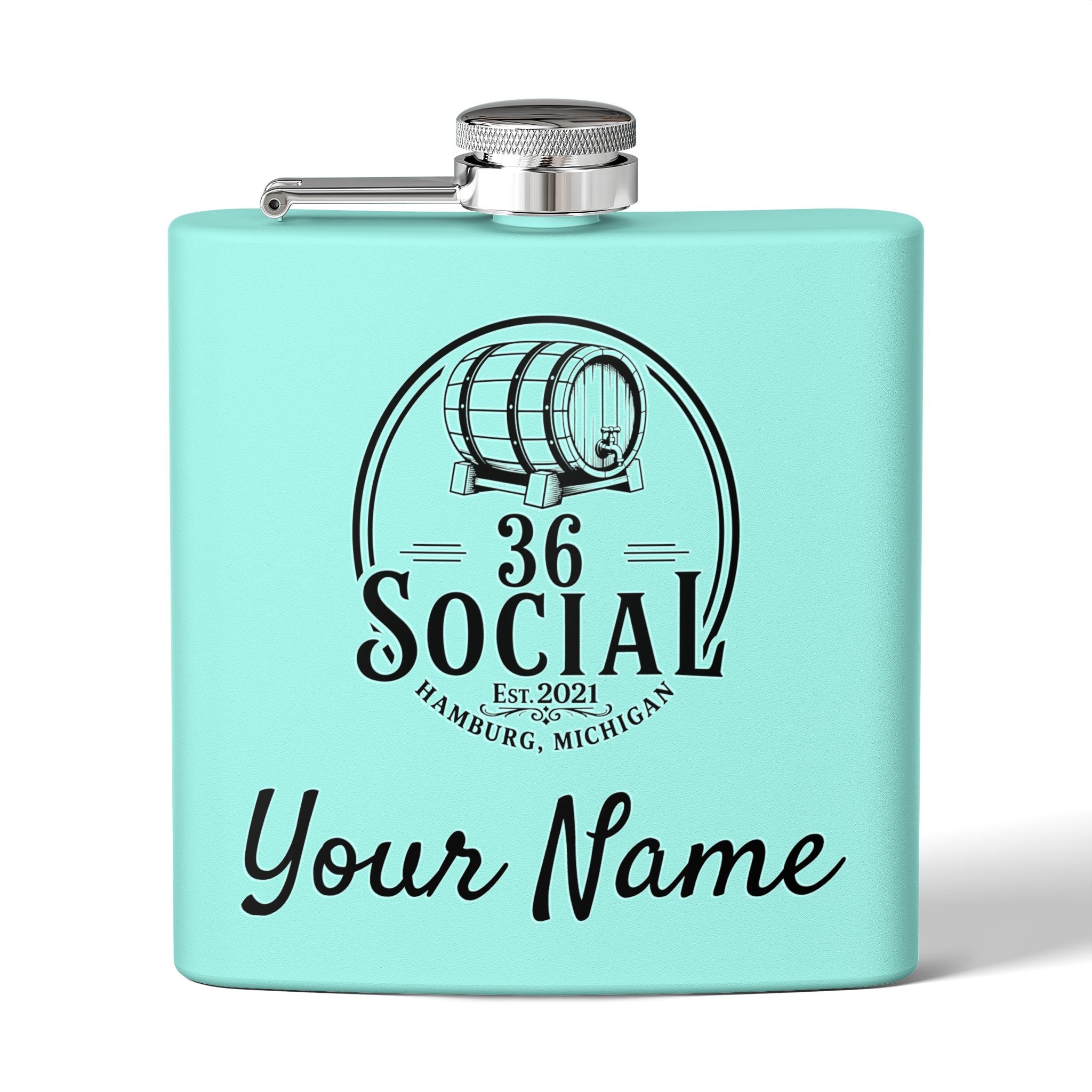 Flask - 6oz - 36 Social