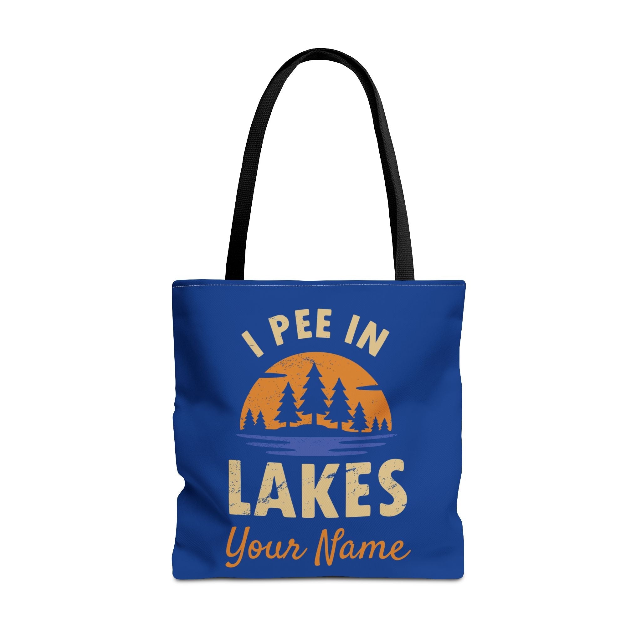 Tote Bag - I Pee In Lakes Retro Sun