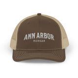Ann Arbor Michigan Snapback Trucker Cap