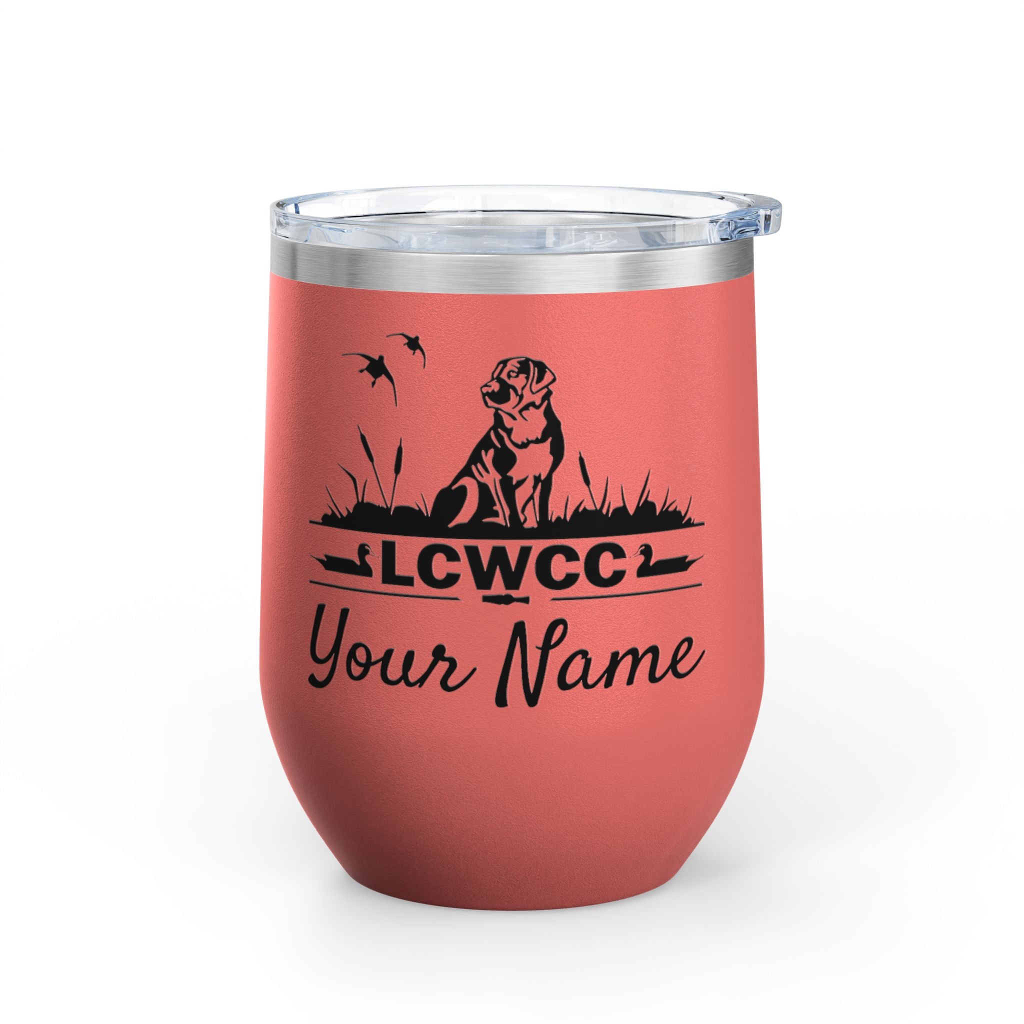 LCWCC Dog Logo Wine Tumbler - 12oz