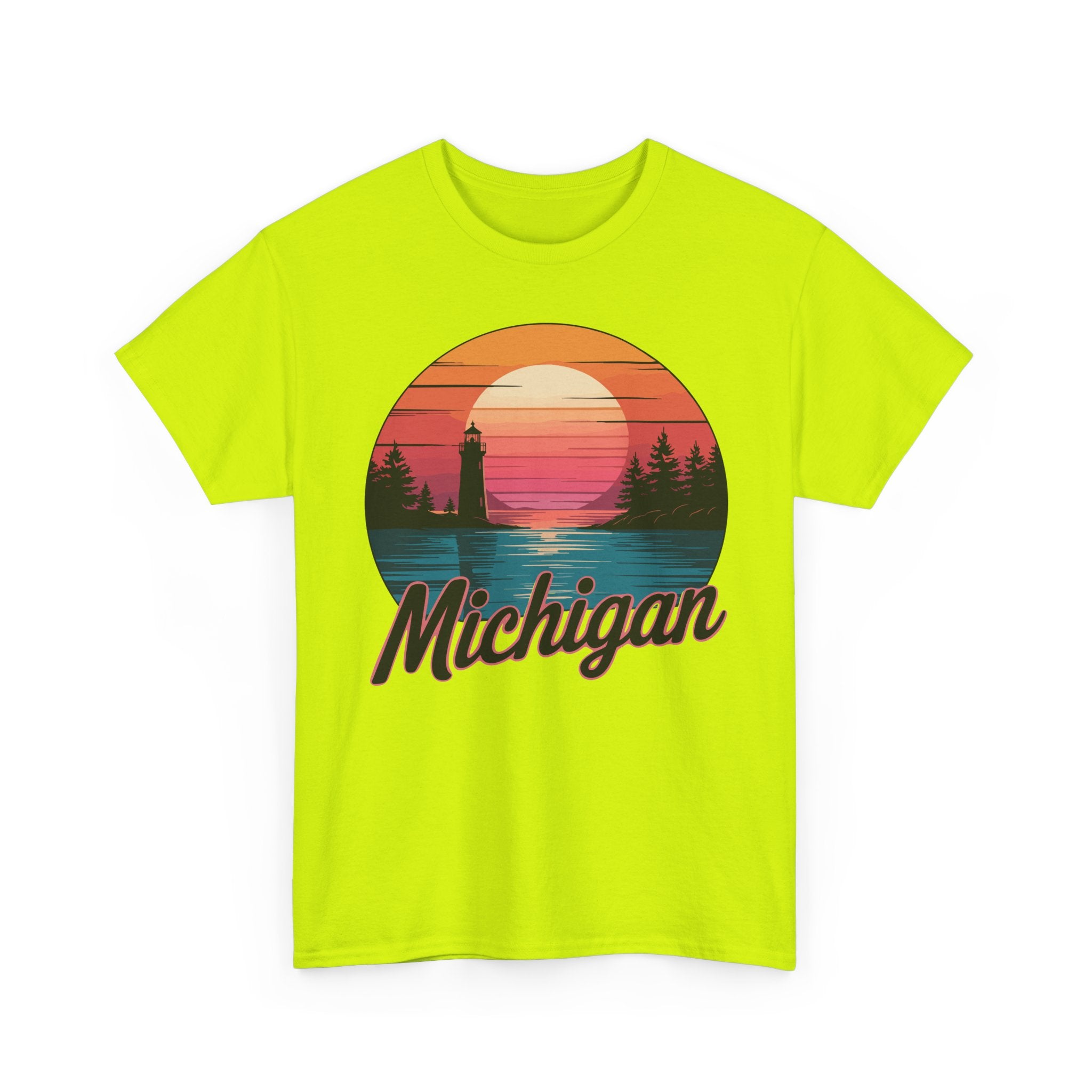 Retro Michigan Sun T-Shirt - Unisex