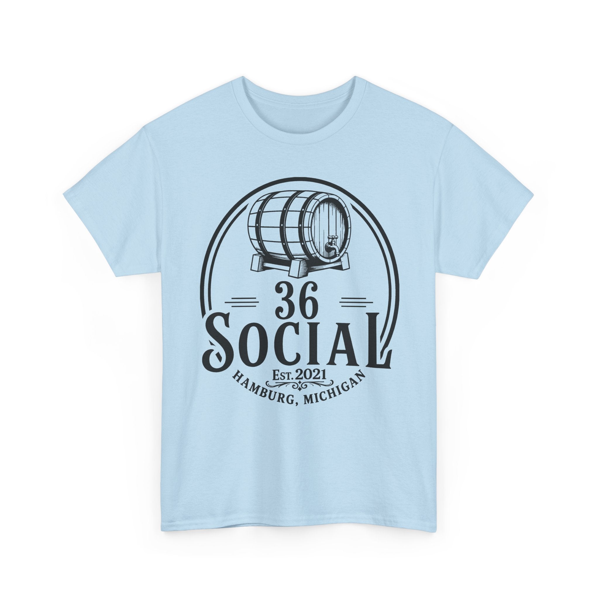 36 Social Logo 2 Black SL Basic T-Shirt - Unisex