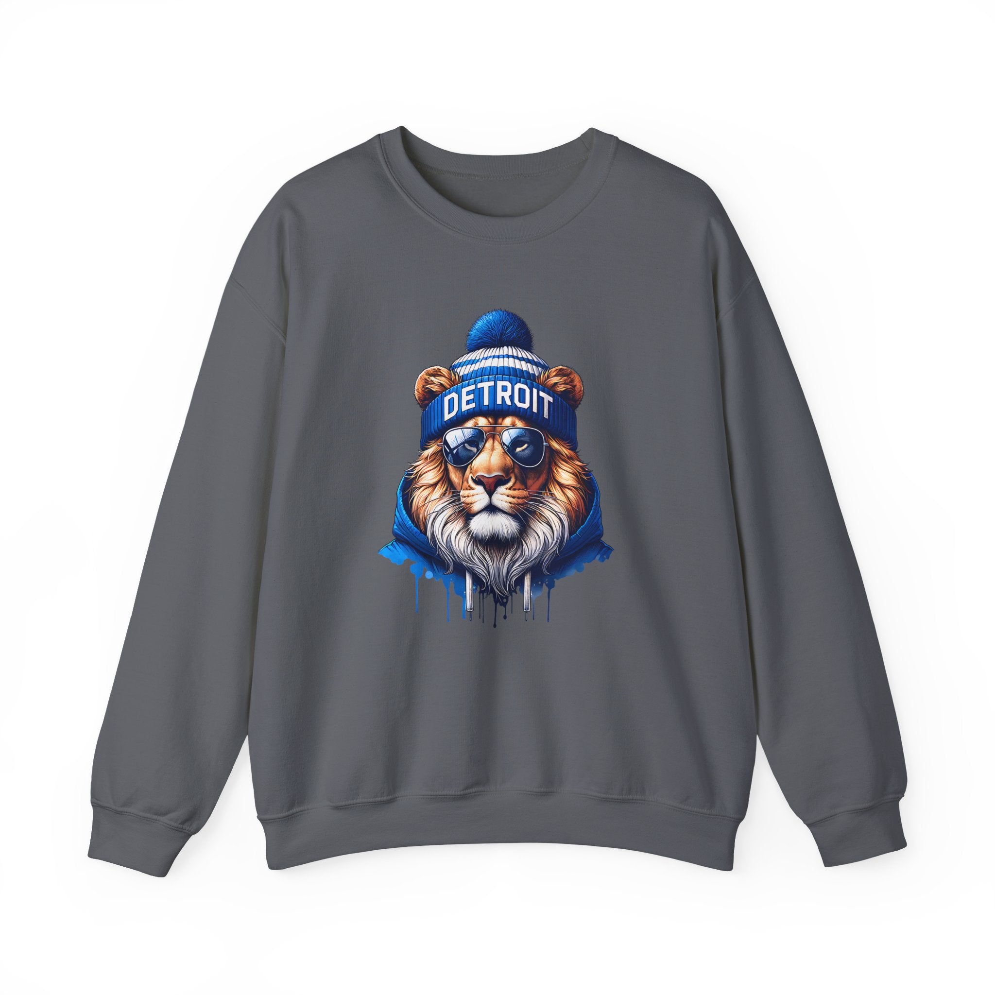 Lion Winter Crewneck Sweatshirt - Unisex