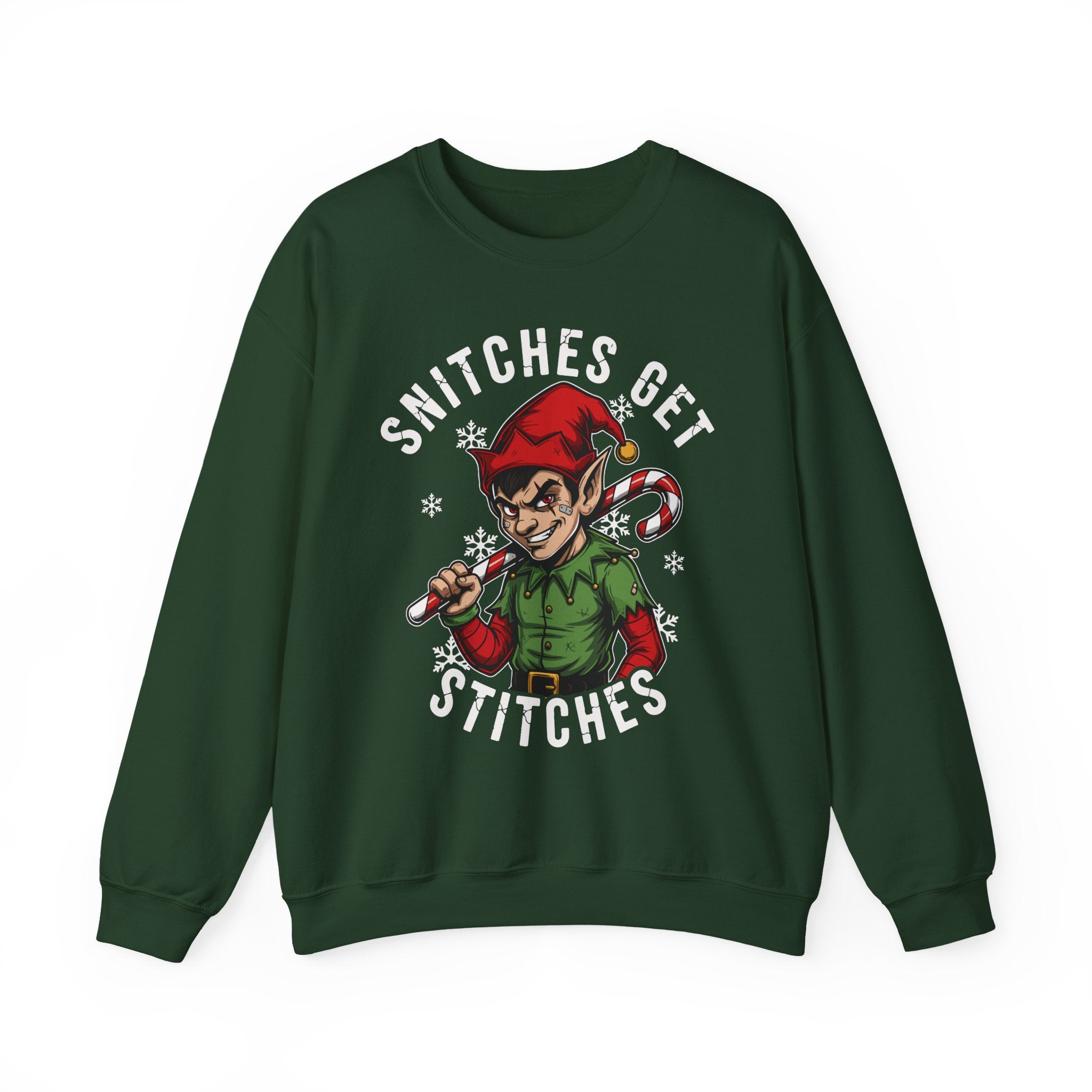 Snitches Get Stitches Crewneck Sweatshirt - Unisex