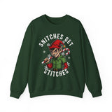 Snitches Get Stitches Crewneck Sweatshirt - Unisex