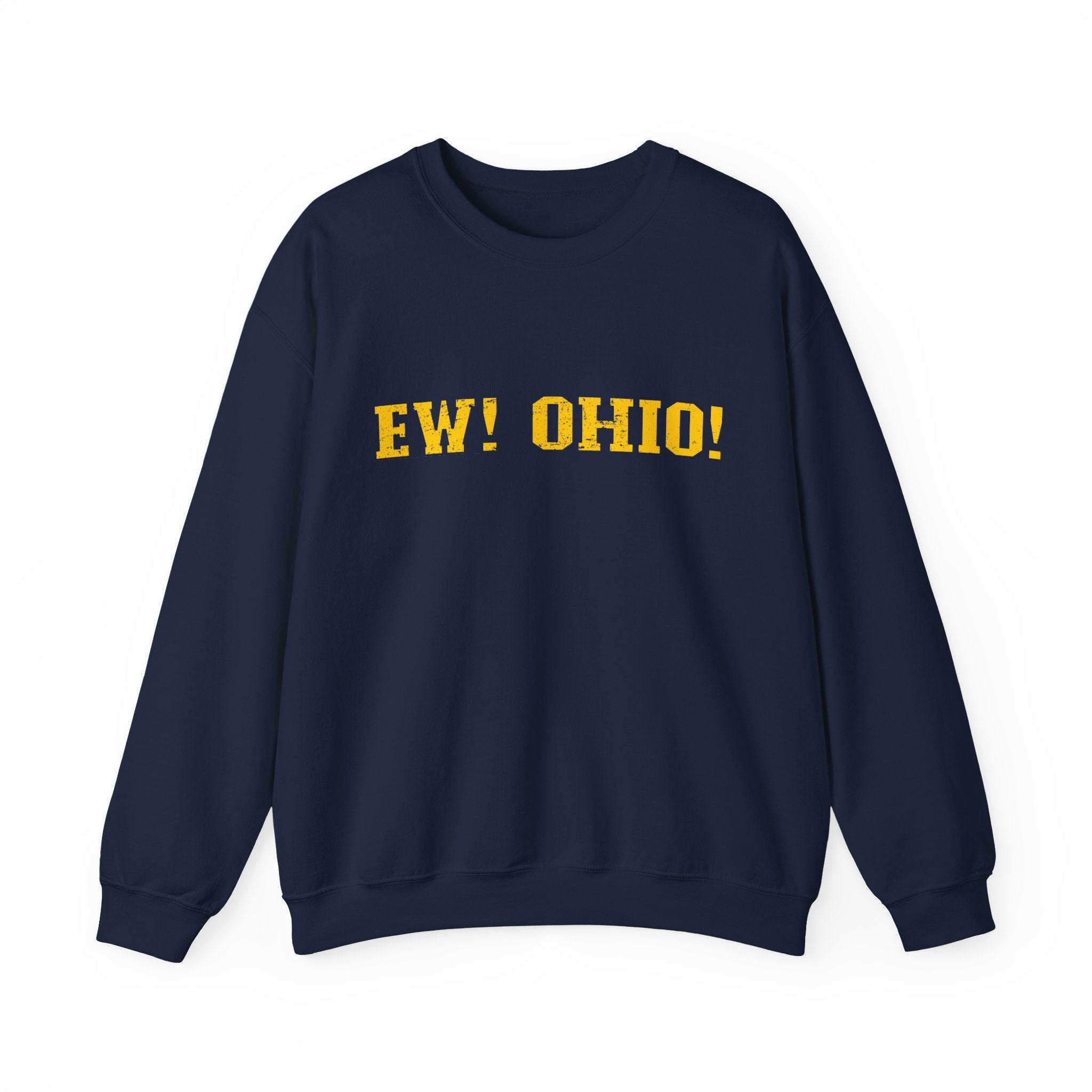 EW OHIO Yellow Crewneck Sweatshirt - Unisex