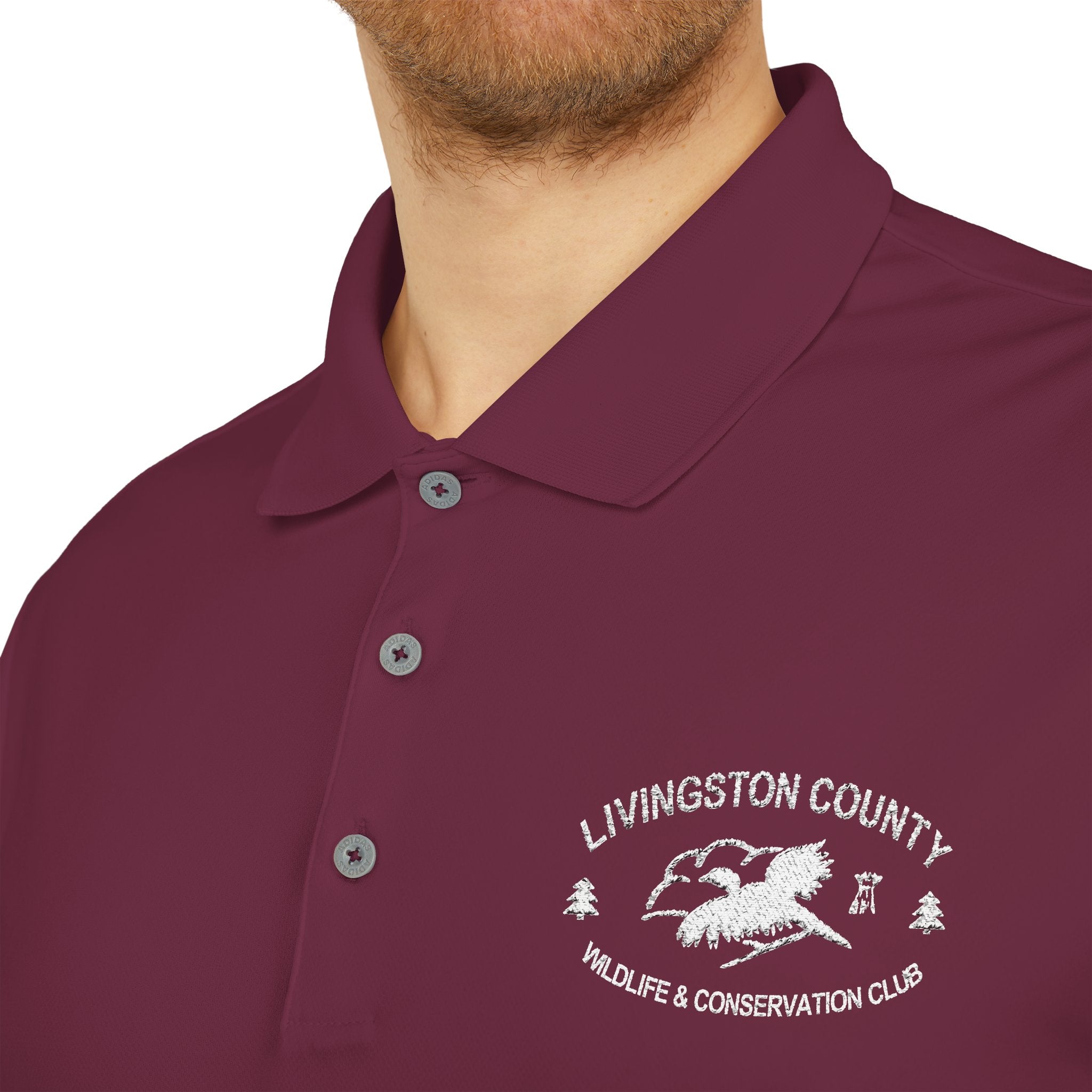 LCWCC Original Logo - Adidas Unisex Performance Polo (Embroidery)