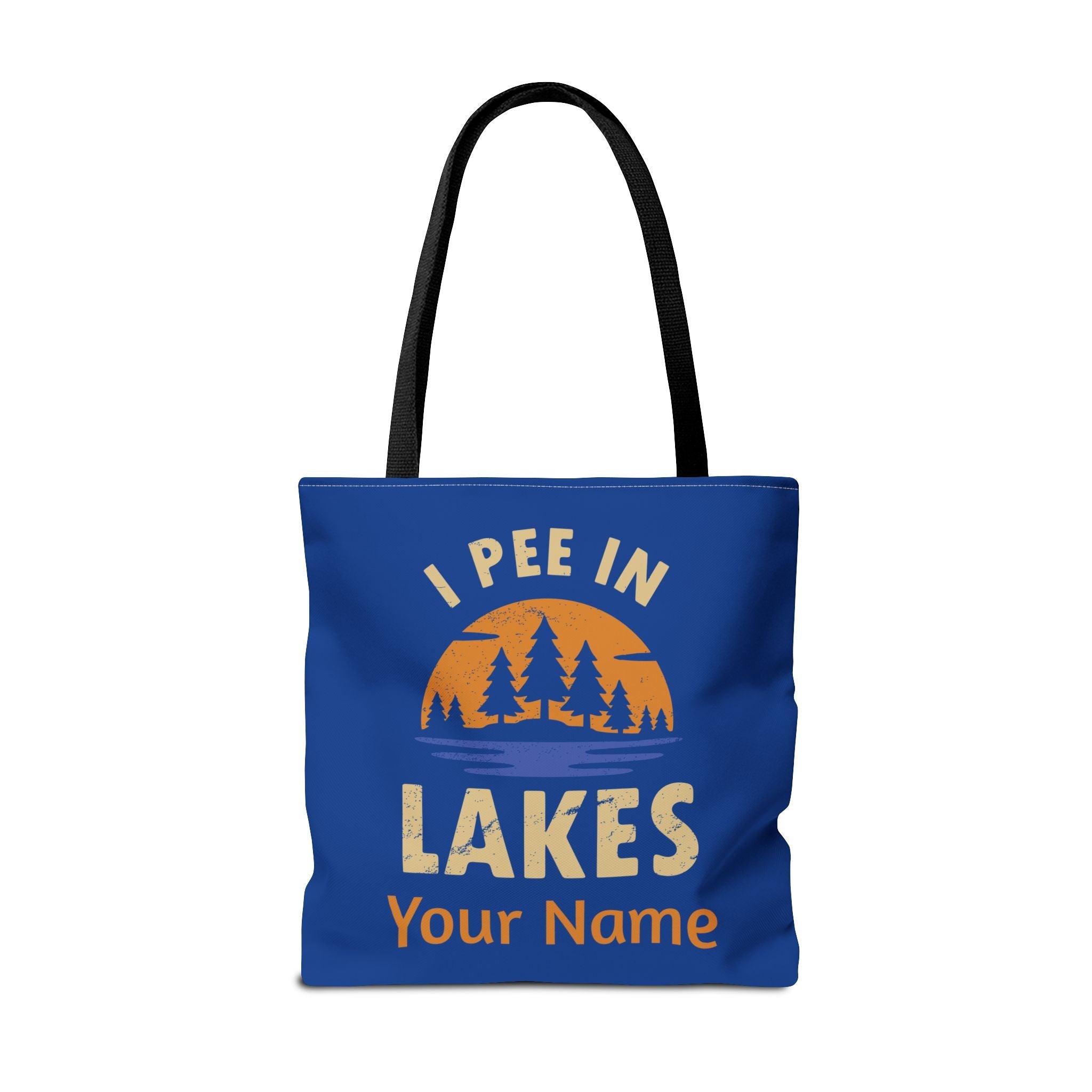 Tote Bag - I Pee In Lakes Retro Sun