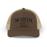 Snapback Trucker Cap - Embroidered - 36 Social
