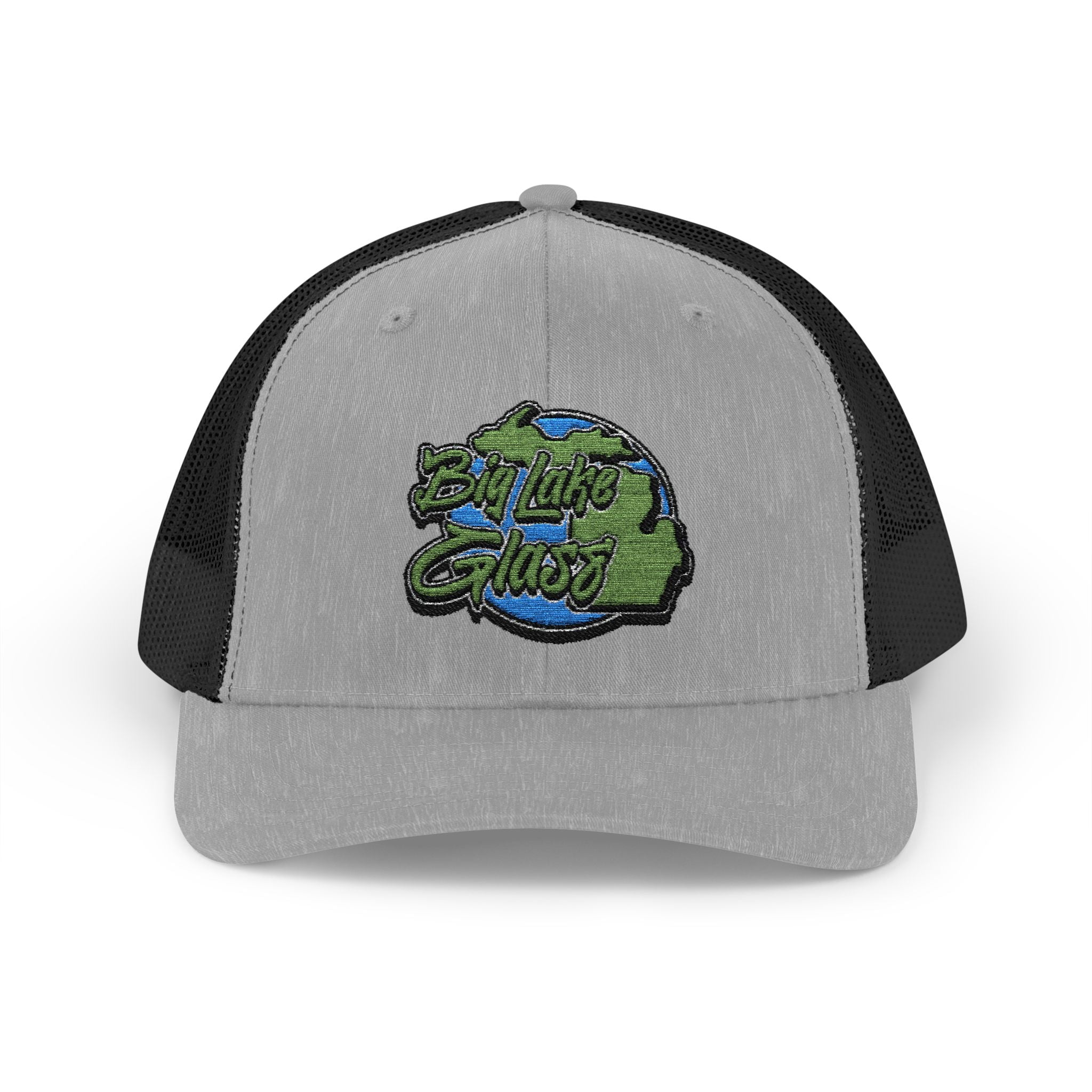 Snapback Trucker Cap - Embroidered - Big Lake Glass