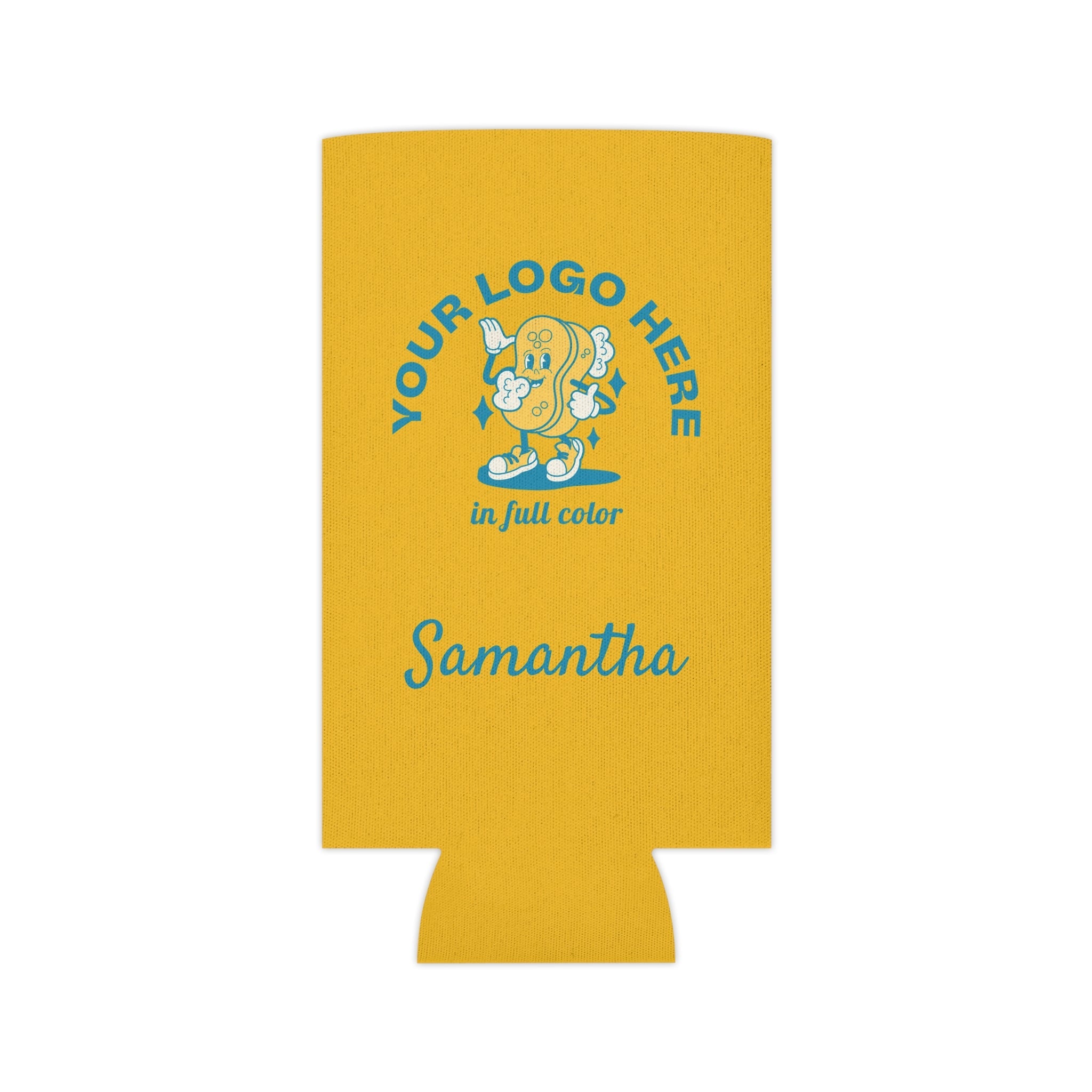 Personalized Skinny Can Cooler - Your Logo, Your Brand