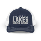 I Pee in Lakes 2 Snapback Trucker Cap