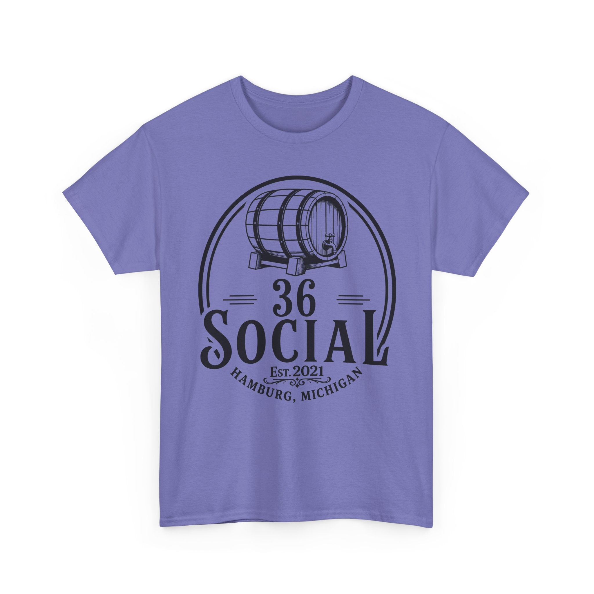 36 Social Logo 2 Black SL Basic T-Shirt - Unisex