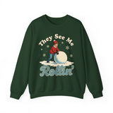 They See Me Rollin Crewneck Sweatshirt - Unisex