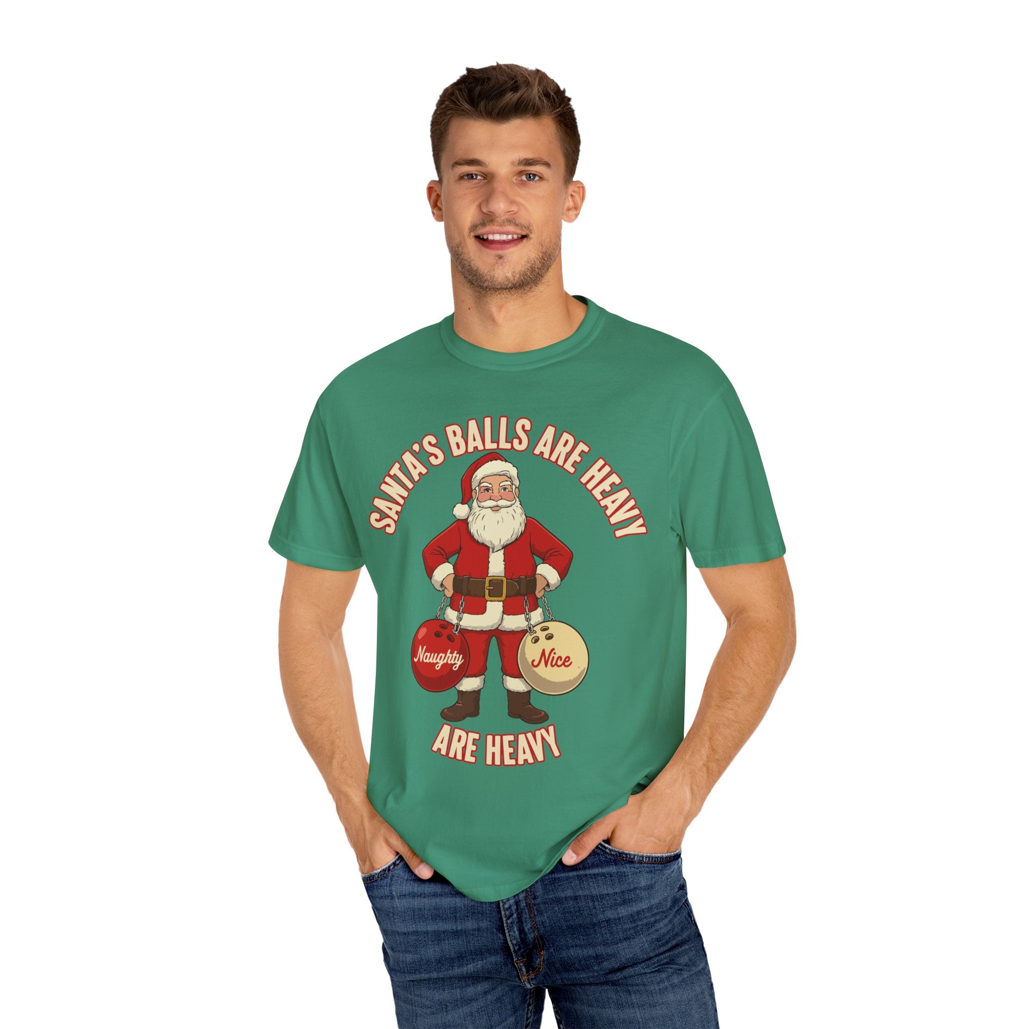 Santa's Balls are Heavy Premium T-Shirt - Unisex