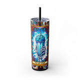The Last Straw 2 Skinny Steel Tumbler with Straw, 20oz