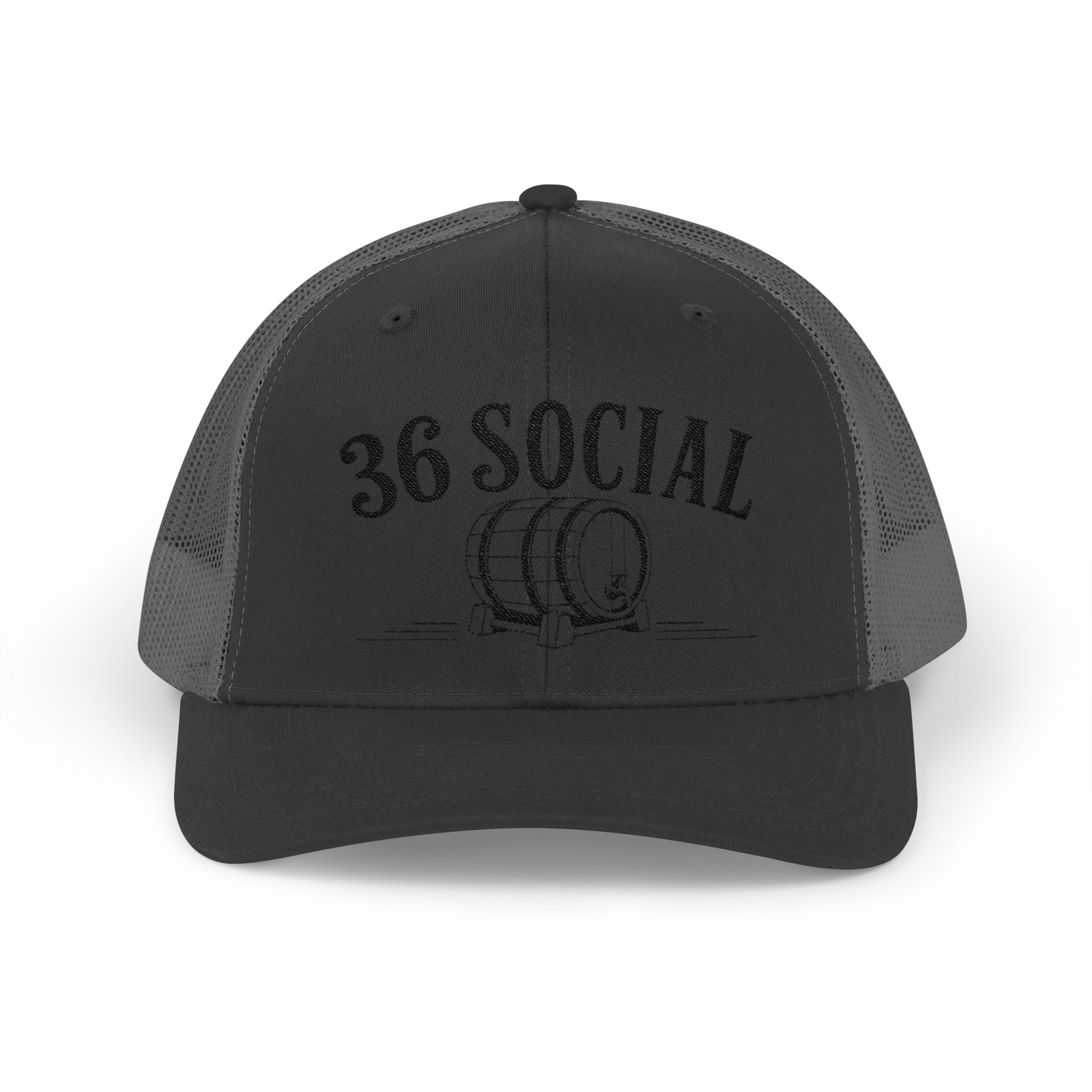 Snapback Trucker Cap - Embroidered - 36 Social