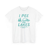 Basic T-Shirt - Unisex - I Pee In Lakes Retro