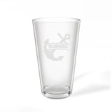 Anchor Name Personalized Engraved 16oz Pint Mixing Glass