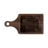 Christmas Tree Engraved Wooden Cutting Board Paddle w Handle