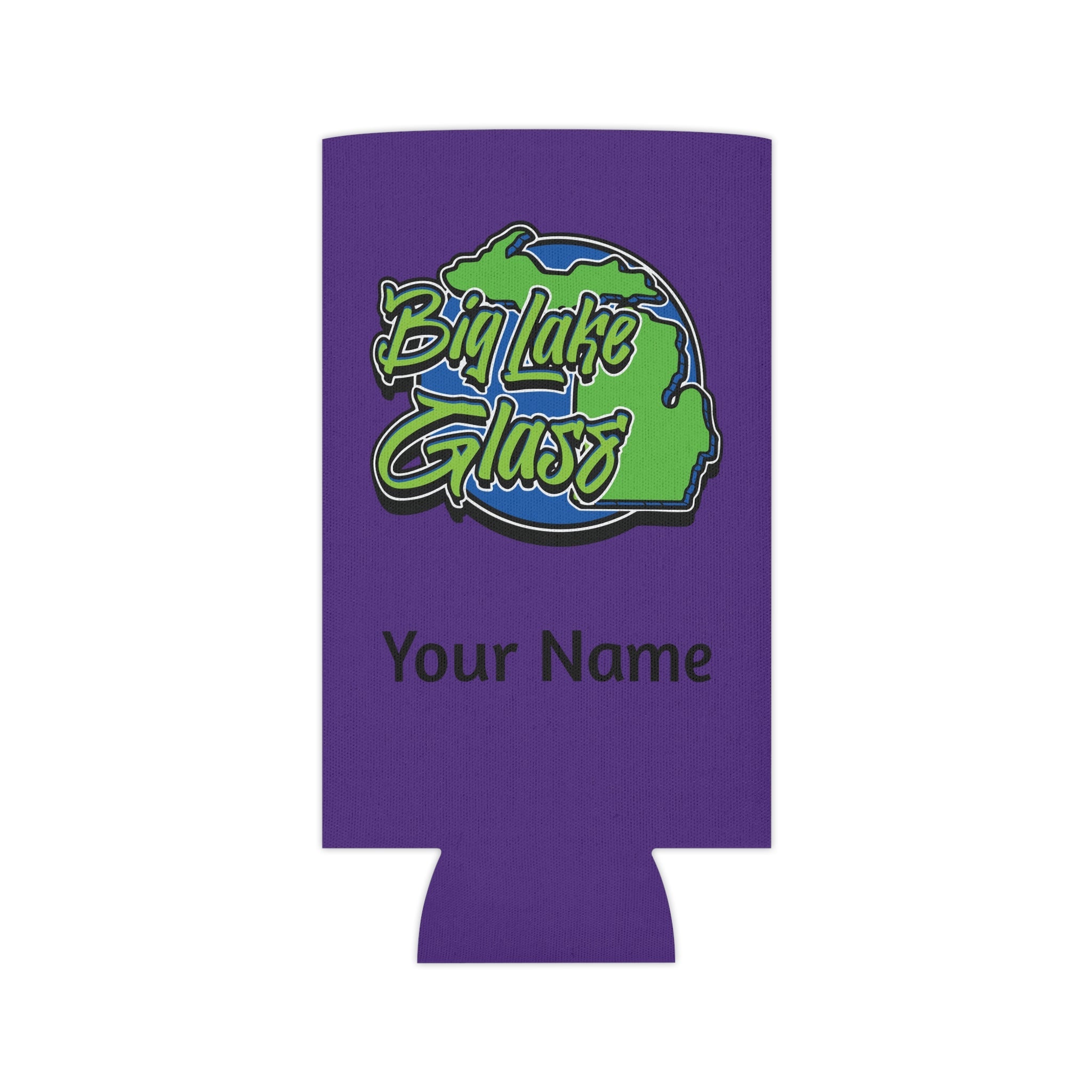 Can Cooler - Skinny - Big Lake Glass