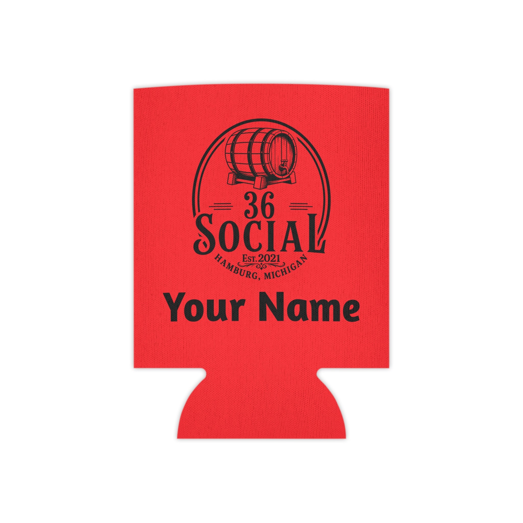 36 Social Logo 2 SL Can Cooler - Regular - Red (Amaranth)