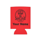 36 Social Logo 2 SL Can Cooler - Regular - Red (Amaranth)