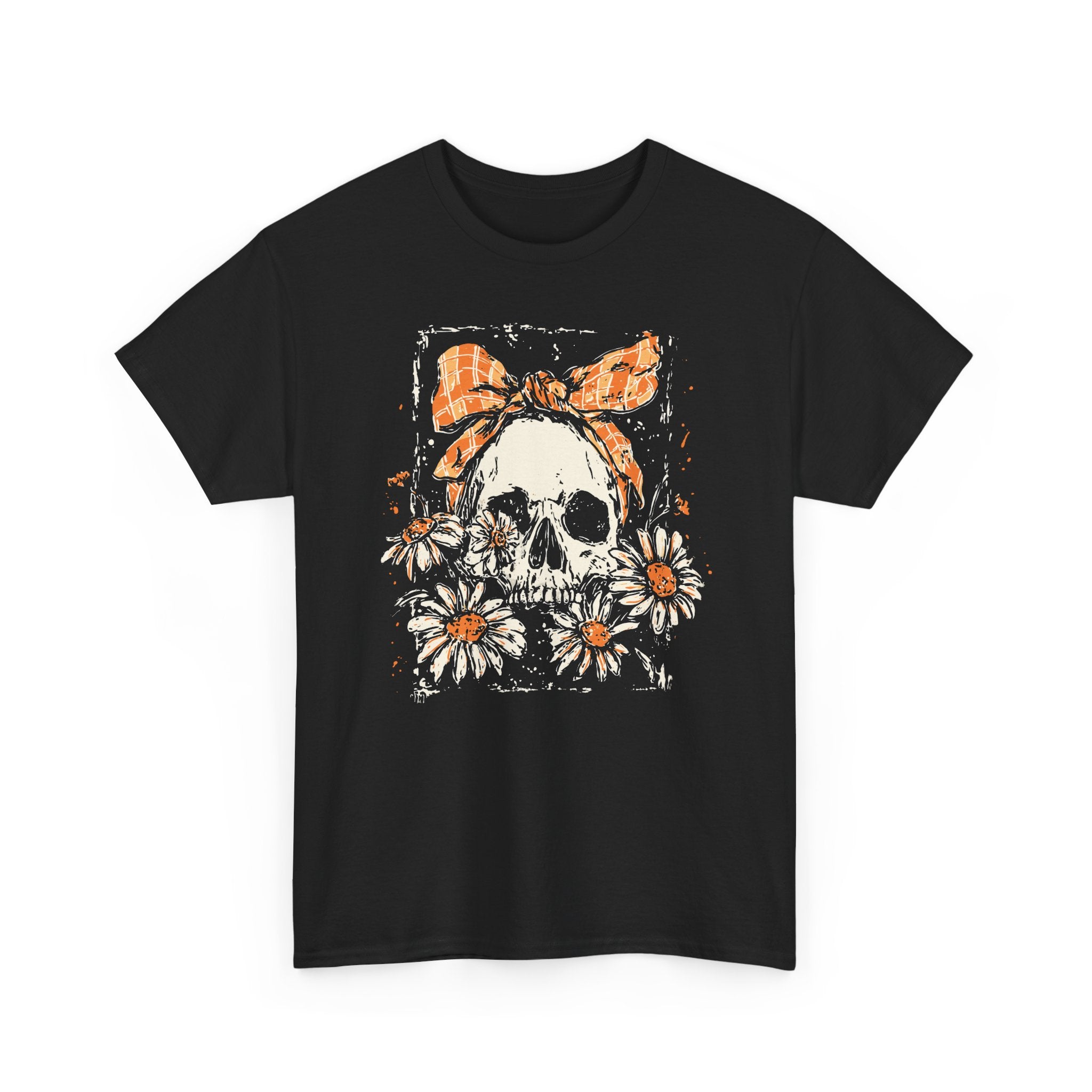 Skull Black Basic T-Shirt - Unisex