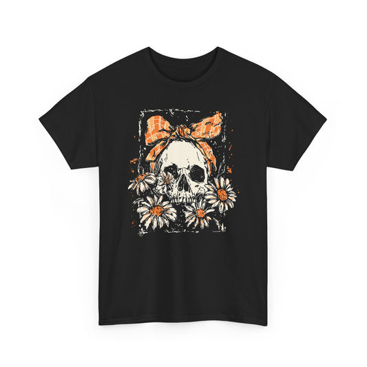 Skull Black Basic T-Shirt - Unisex