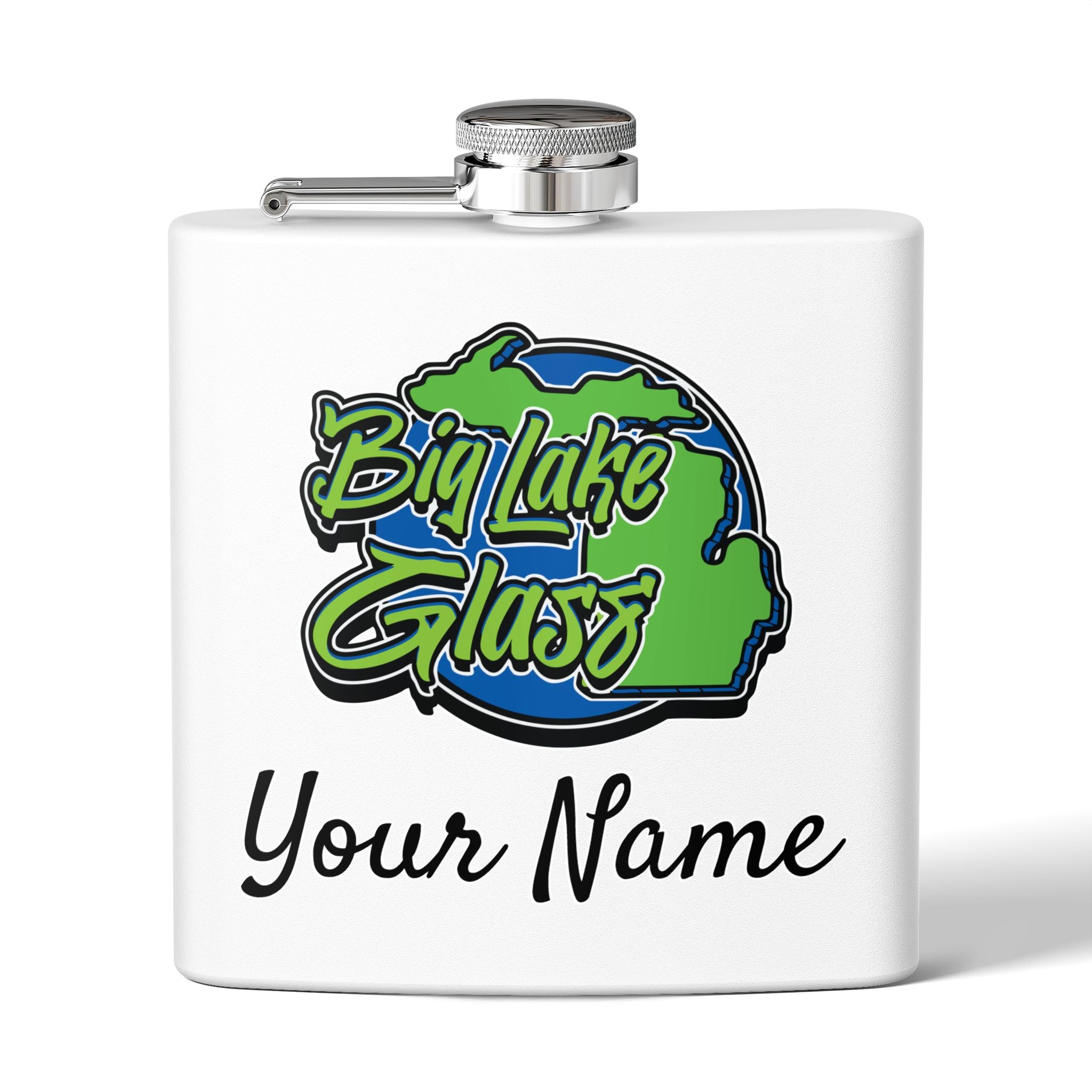 Flask - 6oz - Big Lake Glass