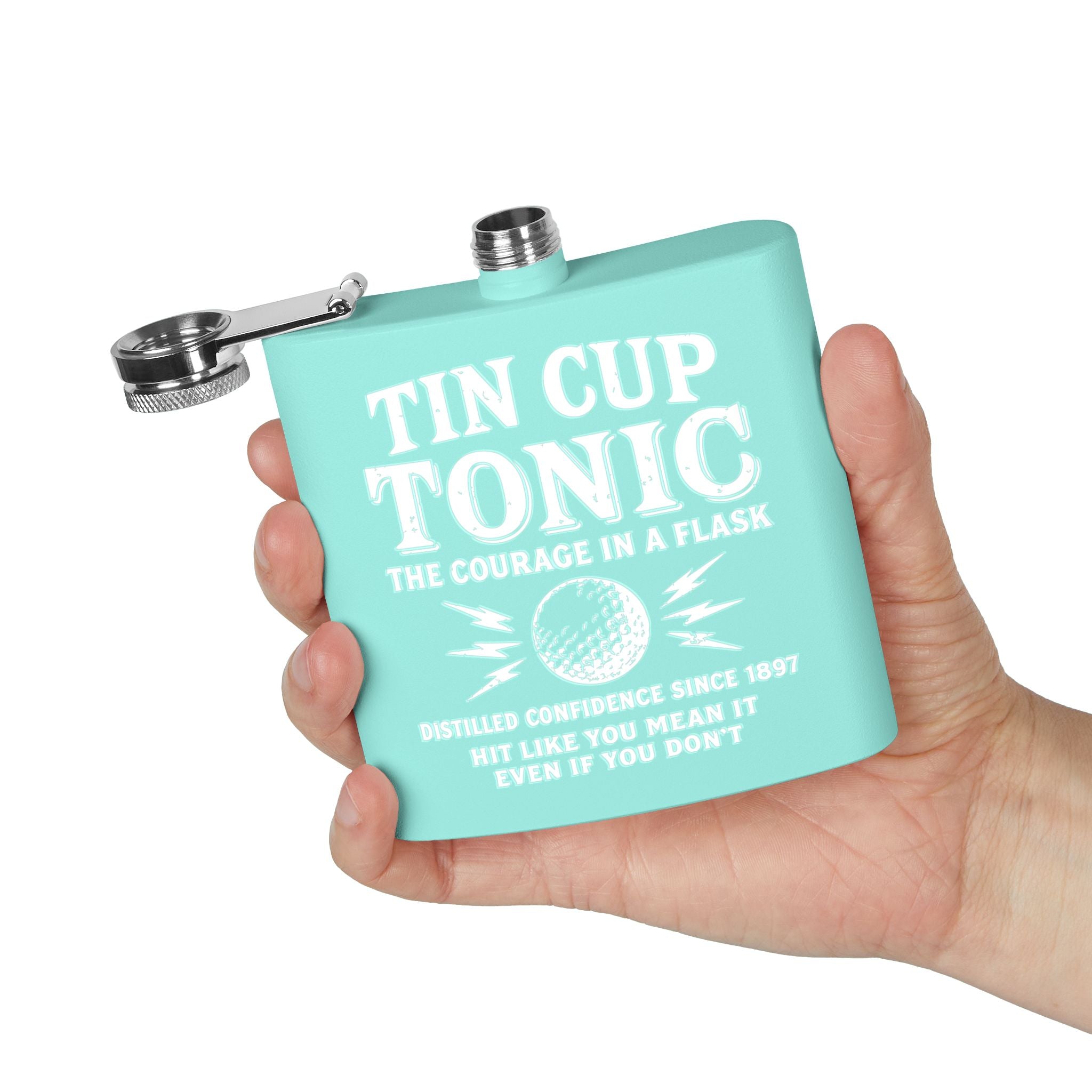 Tin Cup Tonic Flask - 6oz