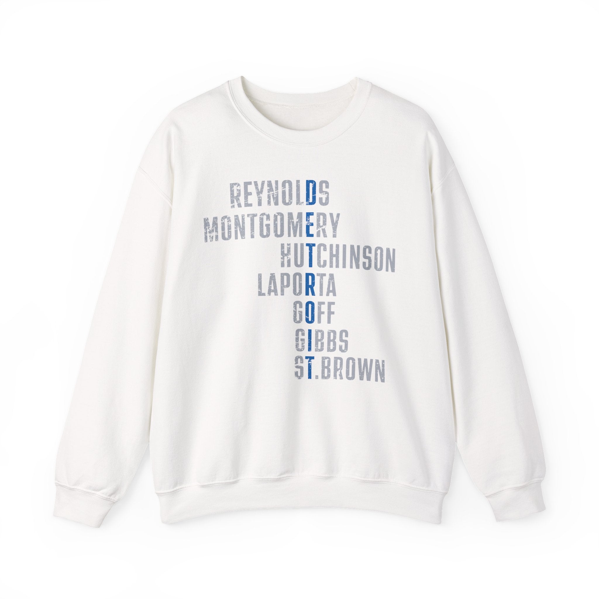 Detroit Names Crewneck Sweatshirt - Unisex