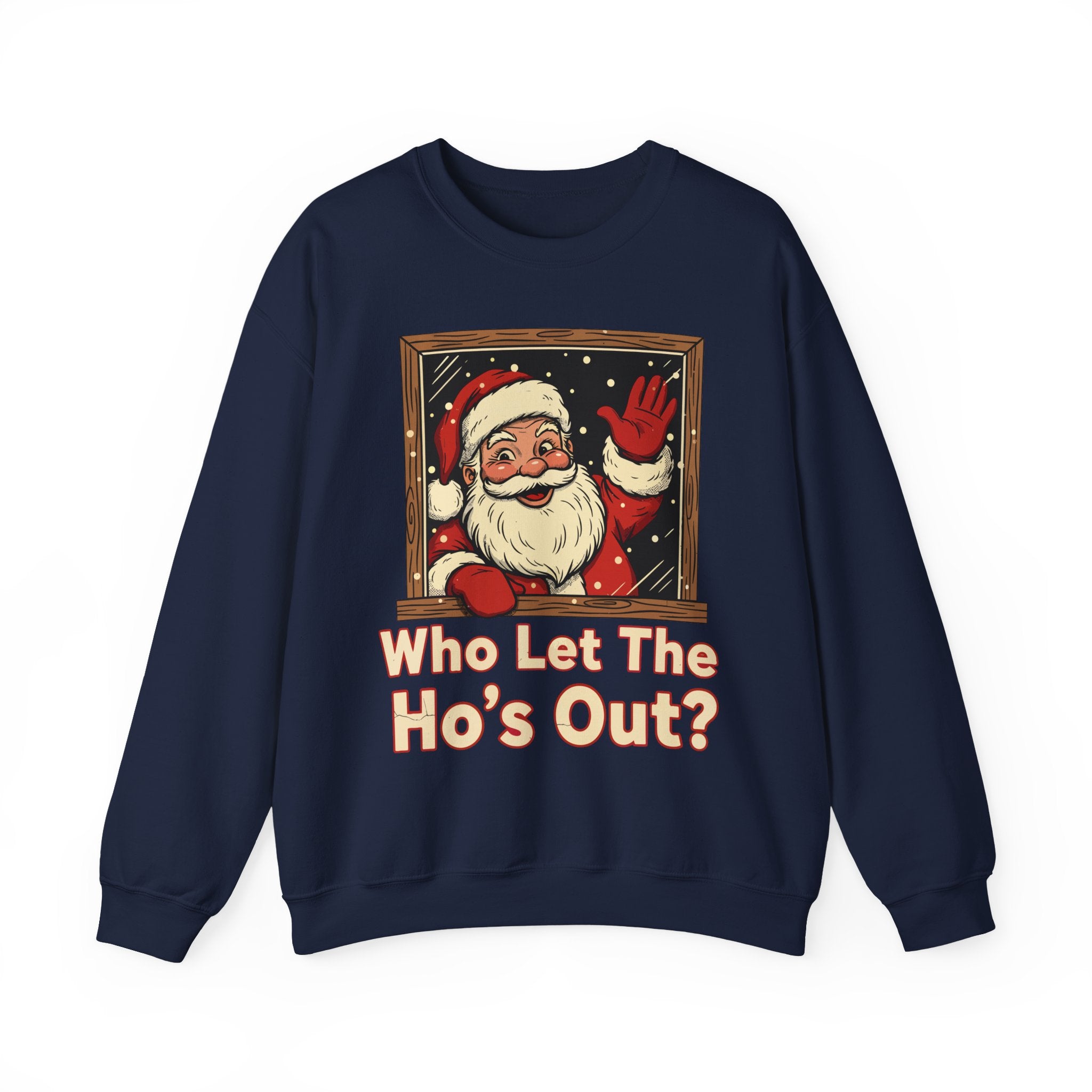 Who Let The Hos Out Crewneck Sweatshirt - Unisex