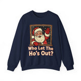 Who Let The Hos Out Crewneck Sweatshirt - Unisex