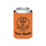 36 Social Logo 2 SL Can Cooler - Regular - Orange (Amaranth)