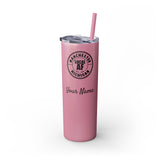 Manchester Local AF Skinny Steel Tumbler with Straw - 20oz