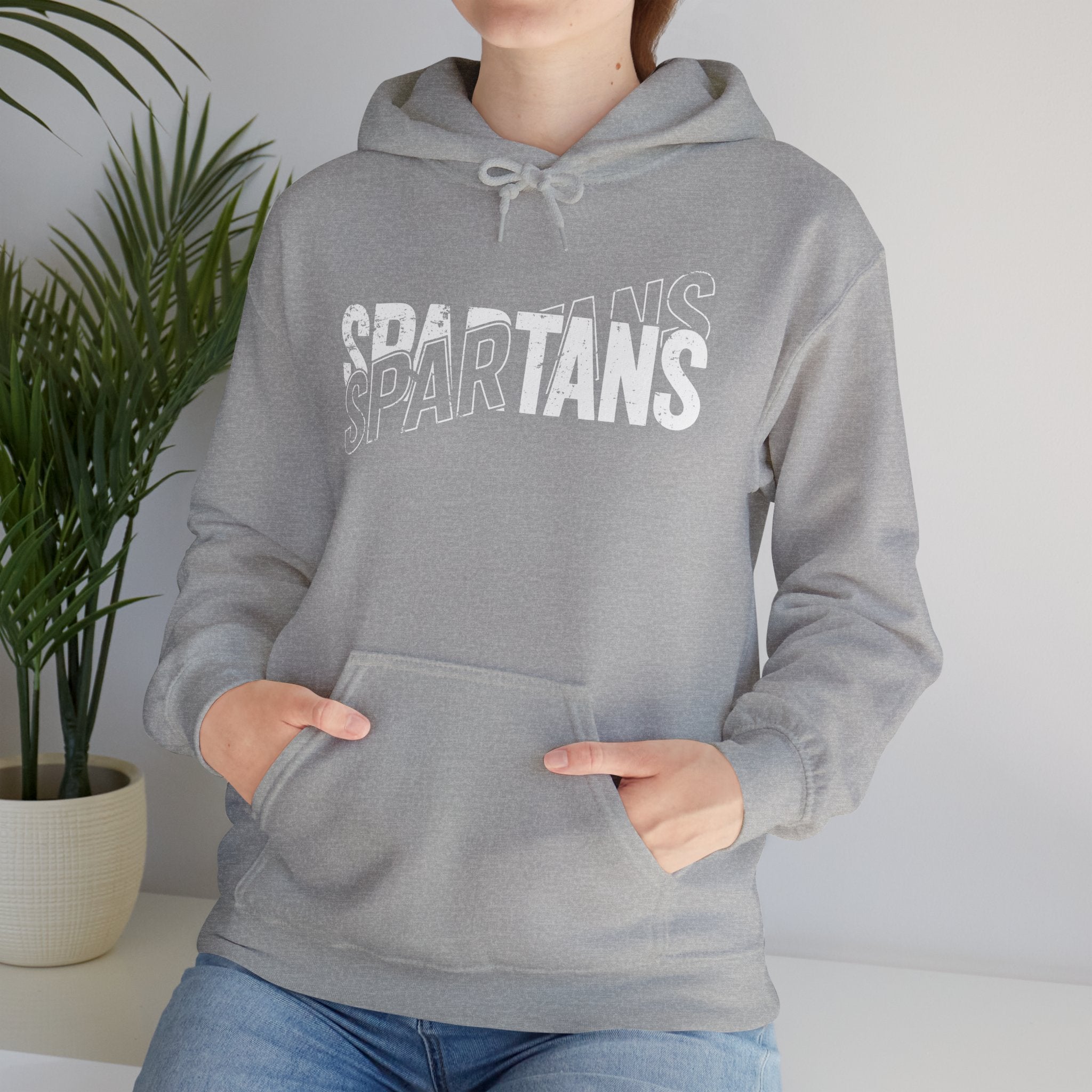 Spartans White Hoodie - Unisex