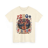 Peace Guitar Freedom 250th Anniversary Retro Americana USA 250 Basic T-Shirt - Unisex