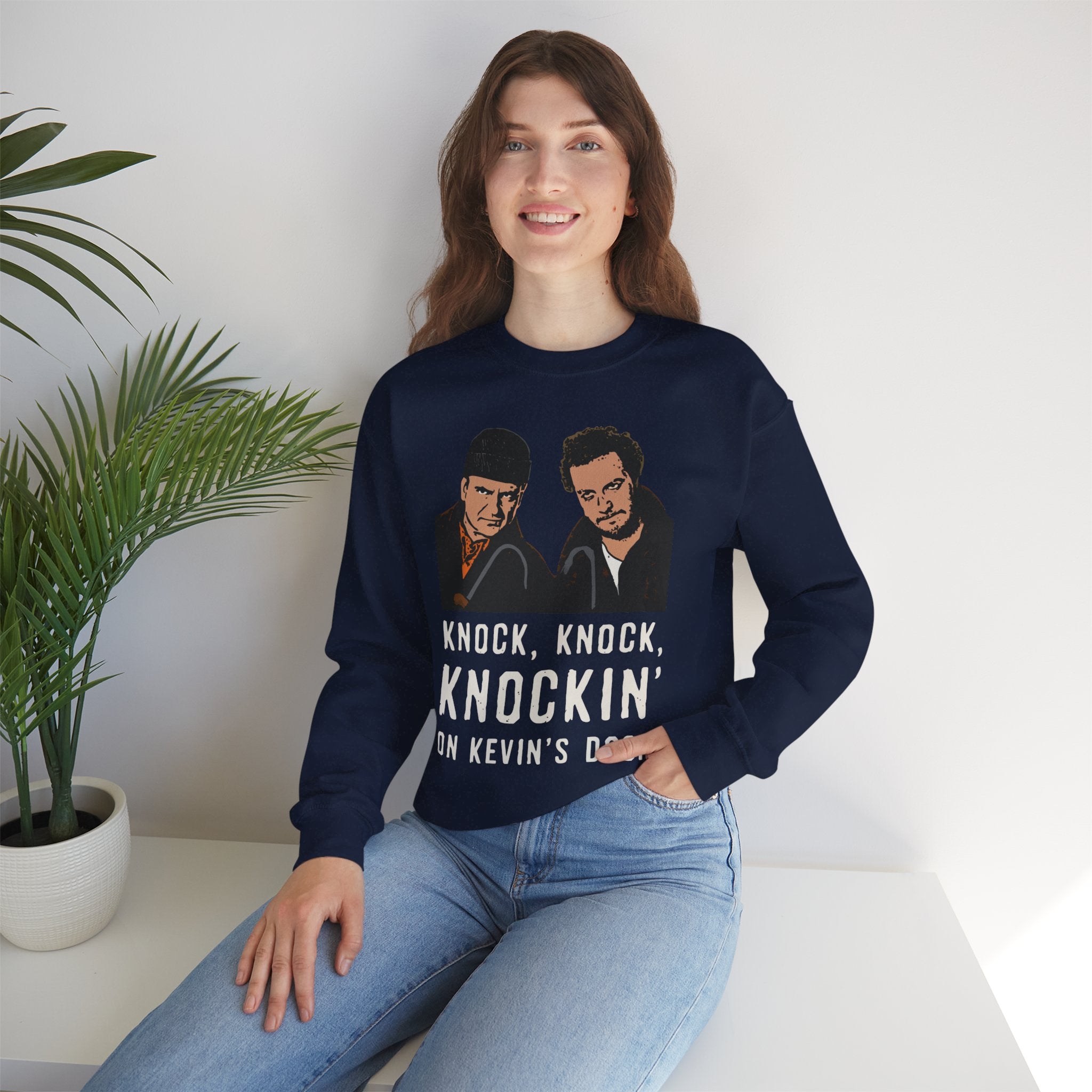 Knockin On Kevins Door Crewneck Sweatshirt - Unisex