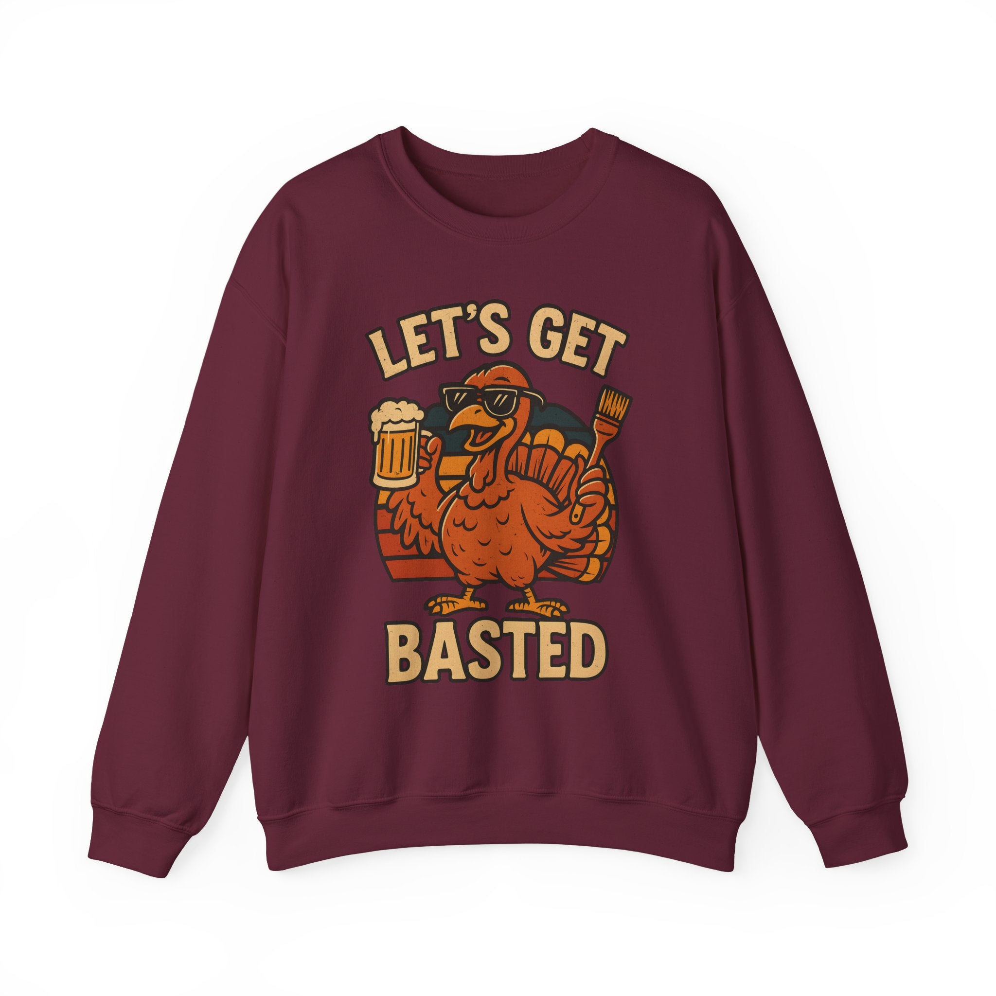 Let's Get Basted Crewneck Sweatshirt - Unisex