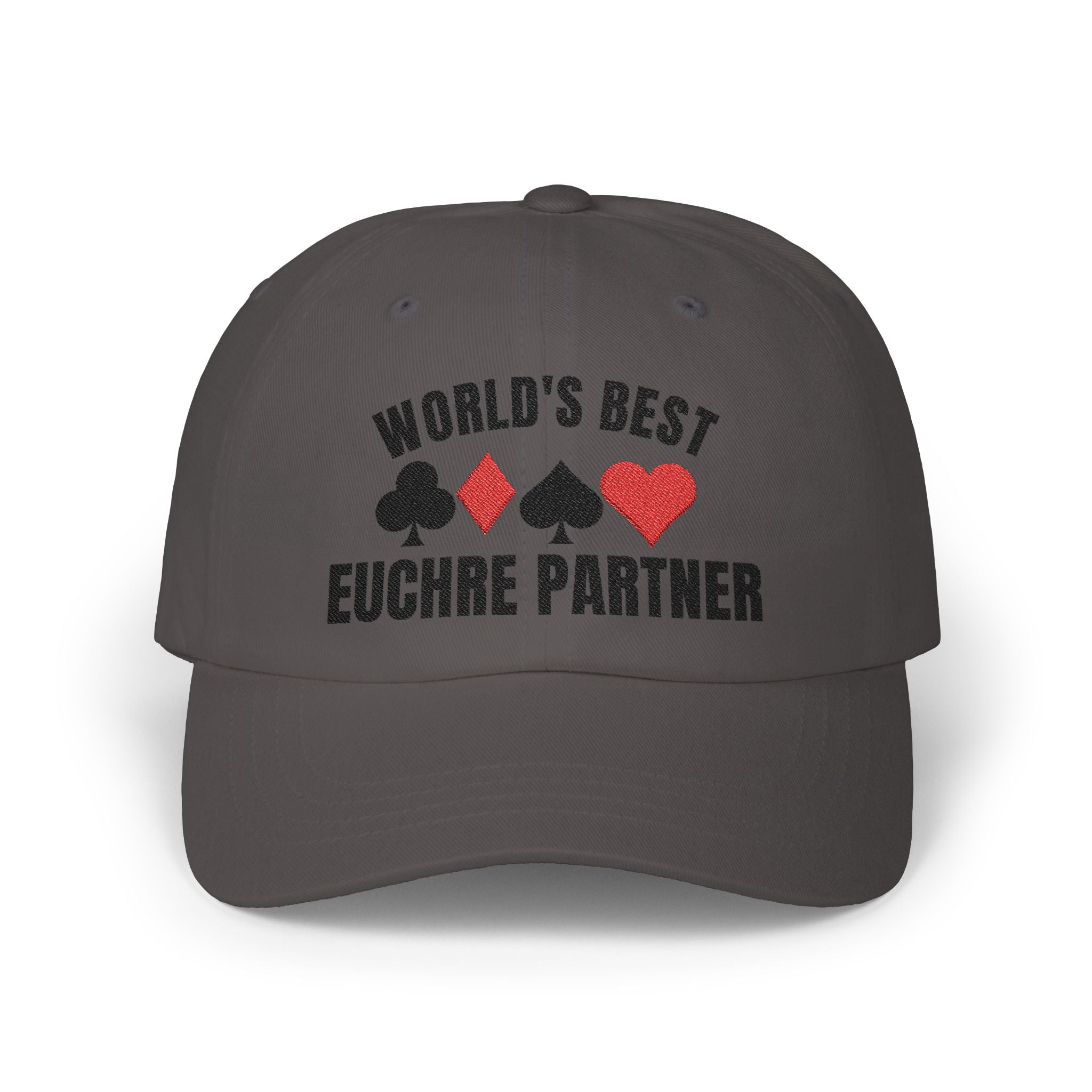 Worlds Best Euchre Partner Classic Dad Cap